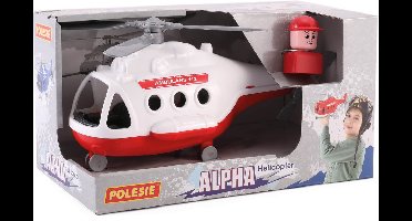 Reddingshelikopter Alfa Speelgoed - Hoogwaardig kunststof