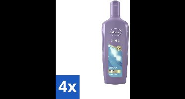 4 x Andrélon - 2-in-1 - Shampoo - Reinigt & Verzorgt - 300 ml - 2-in-1 Shampoo Conditioner - Meloen Shampoo - Aloë Vera Shampoo - Haar Reinigen - Haar Verzorgen
