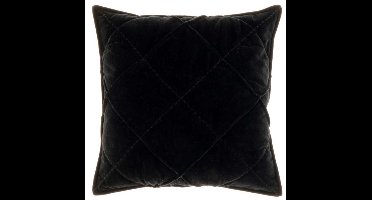 Unique Living - Kussen Doutzen 45x45cm Black