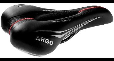 Selle Montegrappa Argo Zadel Zwart 160 mm Man,Vrouw