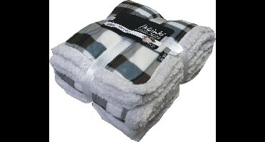 Unique Living Plaid Helsinki - 130x160 cm - Bruin