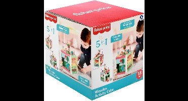 Fisher Price 5In1 Houten Activiteitenkubus