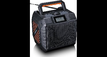 Lenco ODR-160GY - Krachtige draagbare outdoor DAB+/FM Radio met Bluetooth - IPX5 waterbestendig - Grijs