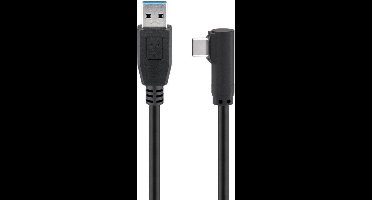 Microconnect USB3.1CA2A USB-kabel 2 m USB 3.2 Gen 1 (3.1 Gen 1) USB A USB C Zwart