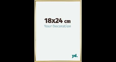 Your Decoration - Fotolijst 18x24 cm - Kunststof - Goud - Annecy