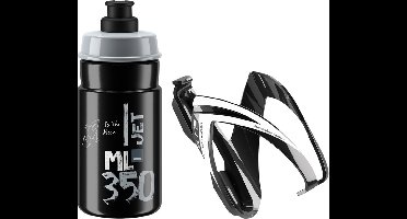 Elite Jet/ceo + Cage Kit Bidon Zwart