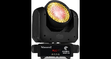 BeamZ Cobra Wash120 moving head met LED ring - RGBW - 120W