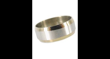 Roestvrij stalen ring 2bb - 18,75