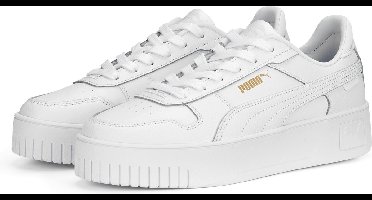 PUMA Carina Street Dames Sneakers - PUMA White-PUMA White-PUMA Gold