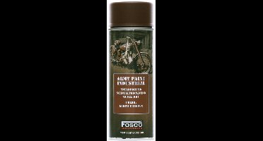 Fosco spuitbus legerverf 400ml Service Brown