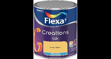 Flexa - Creations Lak Zijdeglans - Sunny Yellow - Mengverf - 0.75 L
