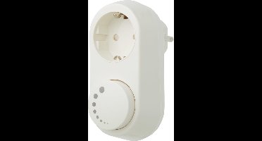 EcoDim - LED Stekkerdimmer - Smart WiFi - ECO-DIM.06 - Fase Afsnijding RC - Z-Wave - Opbouw - Enkel Knop - 0-100W - Wit