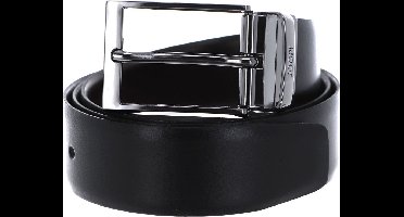 JOOP! Leren Riem Adjustable Coll. Belt 3,5 CM W110 Black-D`Brown Zwart Donkerbruin