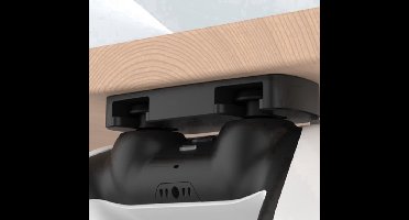 New Age Devi - Controller houder geschikt voor Playstation 5 en 4 - Bevestiging onder tafel - Geschikt voor beide consoles