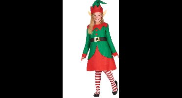 Vegaoo - Kerstelf kostuum voor meisjes