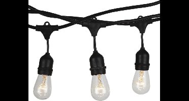 V-TAC VT-7135 String Light - LED-lamp - E27 - WP fitting - IP54 - Zwart