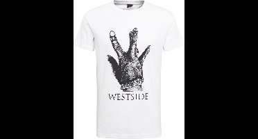 Urban Classics - Westside Connection 2.0 Heren T-shirt - M - Wit