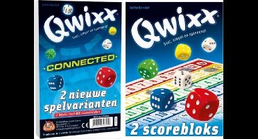 Spellenbundel - 2 stuks - SCOREBLOK - Qwixx Connected & 2 extra scoreblocks