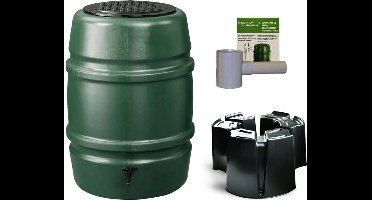 Harcostar - Regentonset Harcostar - 168 Liter Groen + Voet + Vulautomaat