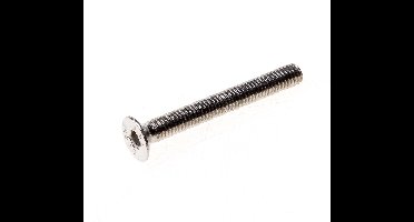 Kelfort Binnenzeskantbout platverzonken kop RVS A2 m5 x 12mm