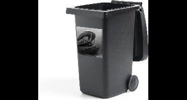 Container sticker Een onderzeeboot bij Oahu in Hawaï in zwart-wit - 40x40 cm - Kliko sticker