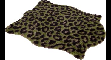 Gifts Amsterdam - Vloerkleed - Kleed - Panter - Panterpint - Groen - 41 x 33 cm