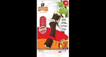 Nylabone Extreme kauwbot - Nylon Houten stok met baconsmaak - Voor de Krachtigste Kauwers - In Medium of Extra Large - Medium