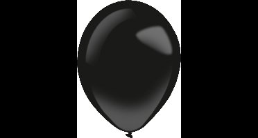 RIETHMULLER - 100 zwarte mini latex ballonnen 13cm voor decoratie