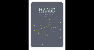 Milestone - Sterrenbeeld Posterkaart - Geboorteposter - Nederlandstalig - Sterrenbeeld Maagd