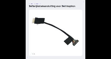 Dailygoods - Batterijkabelaansluiting voor Dell Inspiron Laptops