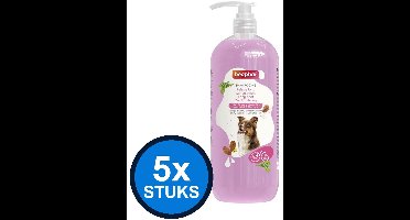 5x Beaphar - Shampoo langharige vacht hond 1ltr