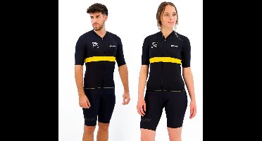 Santini Pirelli Korte Mouw Wielertrui Veelkleurig XL