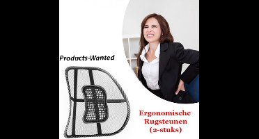 2 Stuks Ergonomische Rugsteun Voor Iedere Stoel
