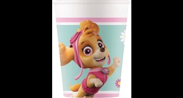 Procos - Paw Patrol - Feestbekers - Skye - 200 Ml - Karton - 8 Stuks