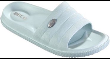 BECO Slippers Dames - Eva - Lichtblauw - Maat 41