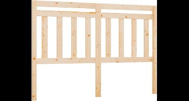 vidaXL - Hoofdbord - 140x4x100 - cm - massief - grenenhout