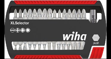 Wiha 29417 Bitset 31-delig Plat, Kruiskop Phillips, Kruiskop Pozidriv, Binnen-Torx