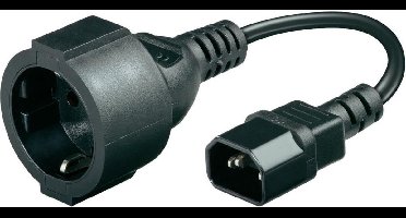 lightmaXX Kaltgeräte Adapterkabel 0,25m Kaltgeräte - Schutzkontakt f - Kabel