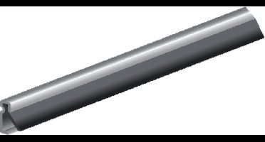 Ellen tochtprofiel wit AIB4-G acryl (a 3mtr)