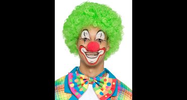 Smiffys - Big Top Clown Neon Vlinderdas - Regenboog