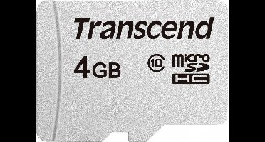 Transcend Premium 300S microSDHC-kaart – 4 GB – Class 10