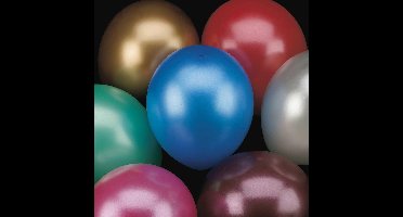 Metallic Ballonnen Gekleurd : 50 Stuks