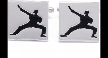 Manchetknopen - Kung Fu Gestrekte Arm