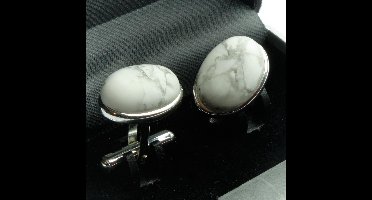 Manchetknopen - Echt 925 Zilver Howliet