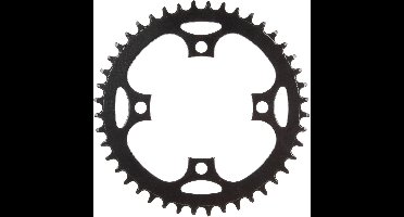 M-wave Kettingblad E-bike 1/2 X 3/32 44t 104 Mm Zwart/zilver