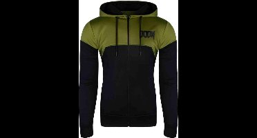 Doom - Mixom Manufactured Teq Vest met capuchon - S - Zwart/Groen