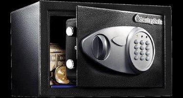 Sentry Safes X041E inbraak werende kluis. !!! Klein model !!! ( Binnenmaat (hxbxd): 190 mm x 286 mm x 213 mm )