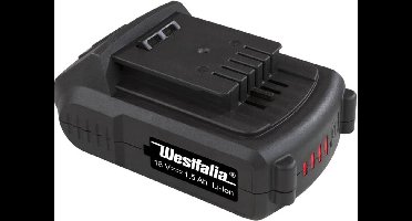 Westfalia Accu 18 Volt Li - Ion 1,5 Ah A1,5AH18