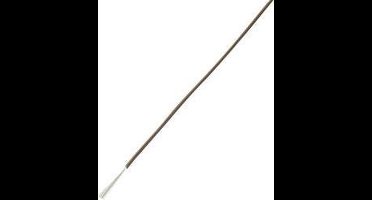 TRU COMPONENTS 1567219 Draad LiY 1 x 0.50 mm² Bruin 100 m