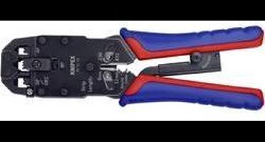 Knipex 97 51 12 97 51 12 D1 Krimptang Modulaire stekkers (western) RJ10, RJ11, RJ12, RJ45